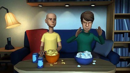 caillou gets grounded and gets turned into a zombie