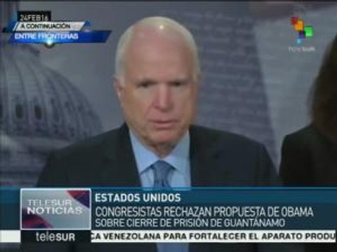 Critican congresistas a Obama por pretender cerrar Guantánamo