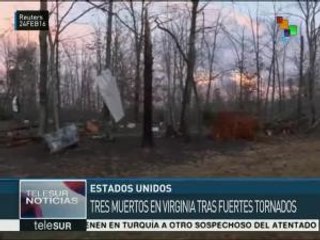 EE.UU.: fuertes tormentas dejan tres muertos en Virginia