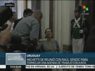 Vicepresidentes de Uruguay y Argentina se reúen en Montevideo
