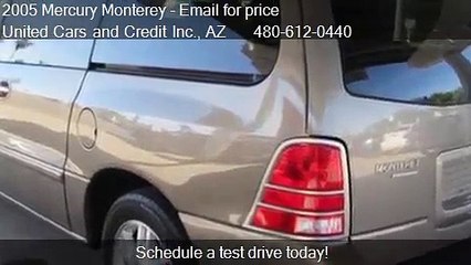 2005 Mercury Monterey Convenience Premier 4dr Minivan