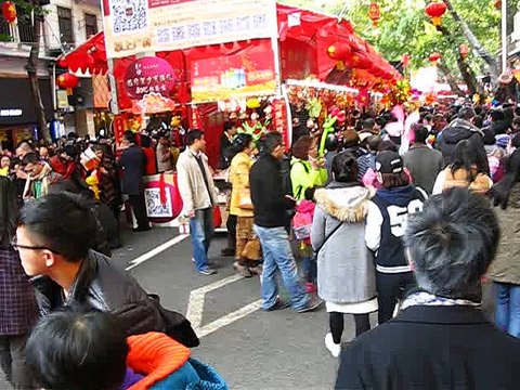 marché aux fleurs, Chine
