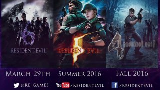 Resident Evil 4, 5, 6 – Announce Trailer