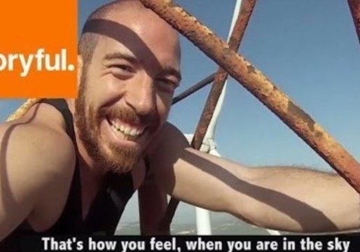 Daredevil Climbs 80-Meter Tower Wearing GoPro