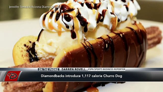 Arizona Diamondbacks offering Churro Dog MLB 2015
