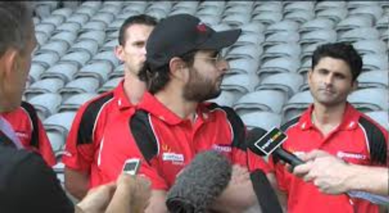 Afridi Arrives_