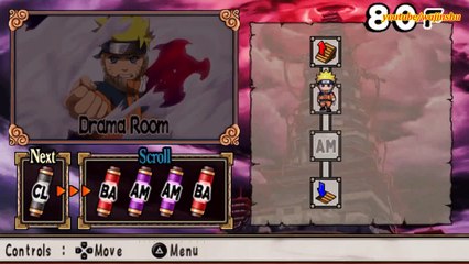 Naruto Ultimate Ninja Heroes 2 Walkthrough Part 17 Mugenjo 81th Floor 60 FPS