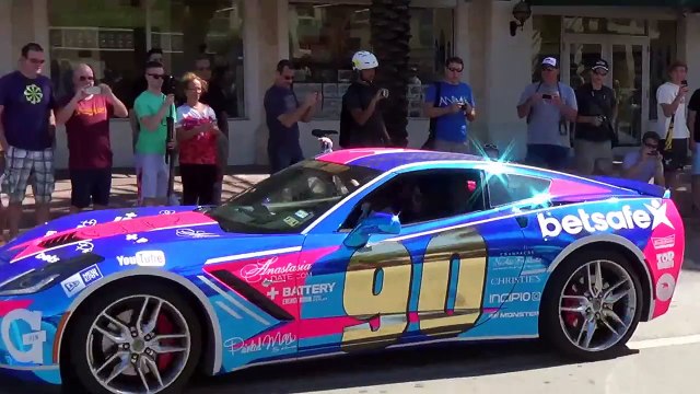 BEST Supercar SOUNDS acceleration REVS Lamborghini Ferrari Mclaren P1 Start of Gumball 3000
