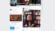 Le chat facebook de Marine Le Pen... a eu quelques difficultés au démarrage