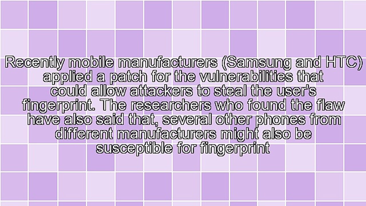 Faults in Android Devices Can Leak User Fingerprints