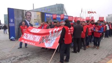 Bursa'da Otomotiv İşçilerinden Tepki Yürüyüşü