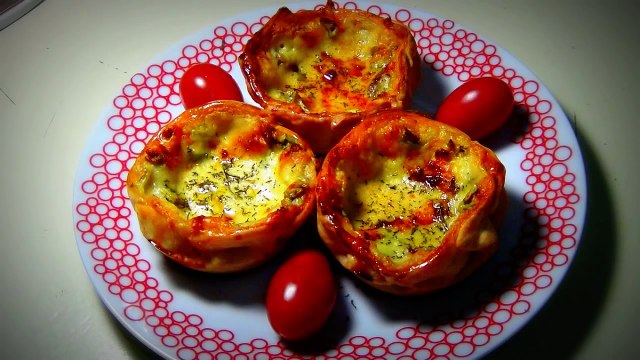 Аргентинские Сырные Корзиночки с Зеленым Луком