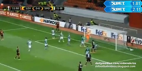 Chicharito Amazing SHOOT _ Bayer Leverkusen v. Sporting CP 25.02.2016 HD