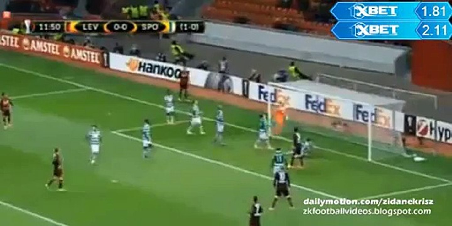 Chicharito Amazing SHOOT _ Bayer Leverkusen v. Sporting CP 25.02.2016 HD