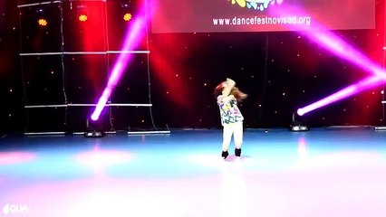 Elena - 1st Place Hip Hop Solo Kids - Dance Fest Novi Sad 2014 - AQUA
