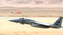 Israeli Air Force, U.S. Air Force Fighter Jets Takeoff/Landing