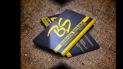 How To Make Business card in photoshop cs5 BY-BURHAN SHAIKH