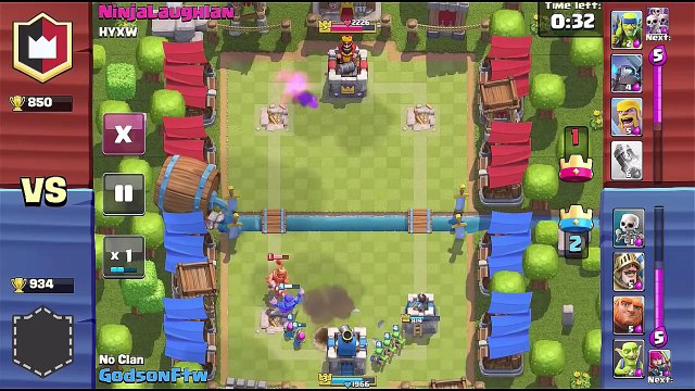 Clash Royale - OP BALLOONS & HASTE SPELLS!!! (Pushing with new comp)