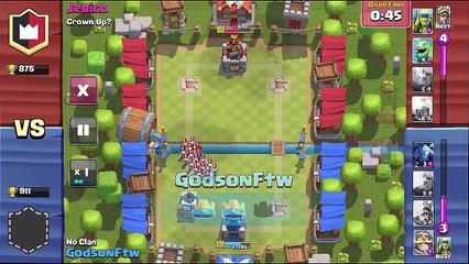 Clash Royale - CLUTCH LIGHTNING! WINS!! (Unlocking new spell)