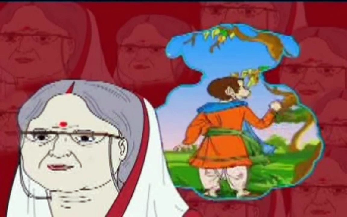 Bhitu Bhoot Thakumar Jhuli Kids Bengali Cartoon Story in HD [www ...
