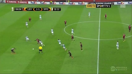 2 - 1 Karim Bellarabi Second Goal HD - Bayer Leverkusen vs Sporting CP 25.02.2016 HD