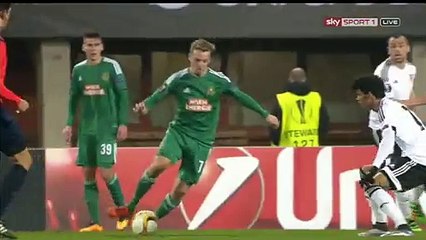 Goal Pablo Piatti Rapid Vienna 0-3 Valencia - 25-02-2016