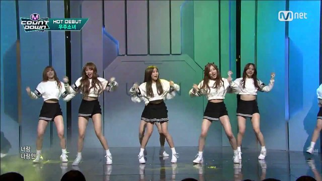 (WJSN)(Cosmic Girls)우주소녀 - Mo Mo Mo Debut Stage M COUNTDOWN 0160225
