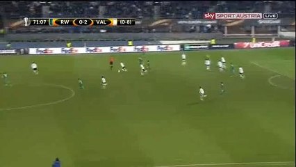 Piatti P. Goal - Rapid Vienna 0 - 3 Valencia - 25-02-2016