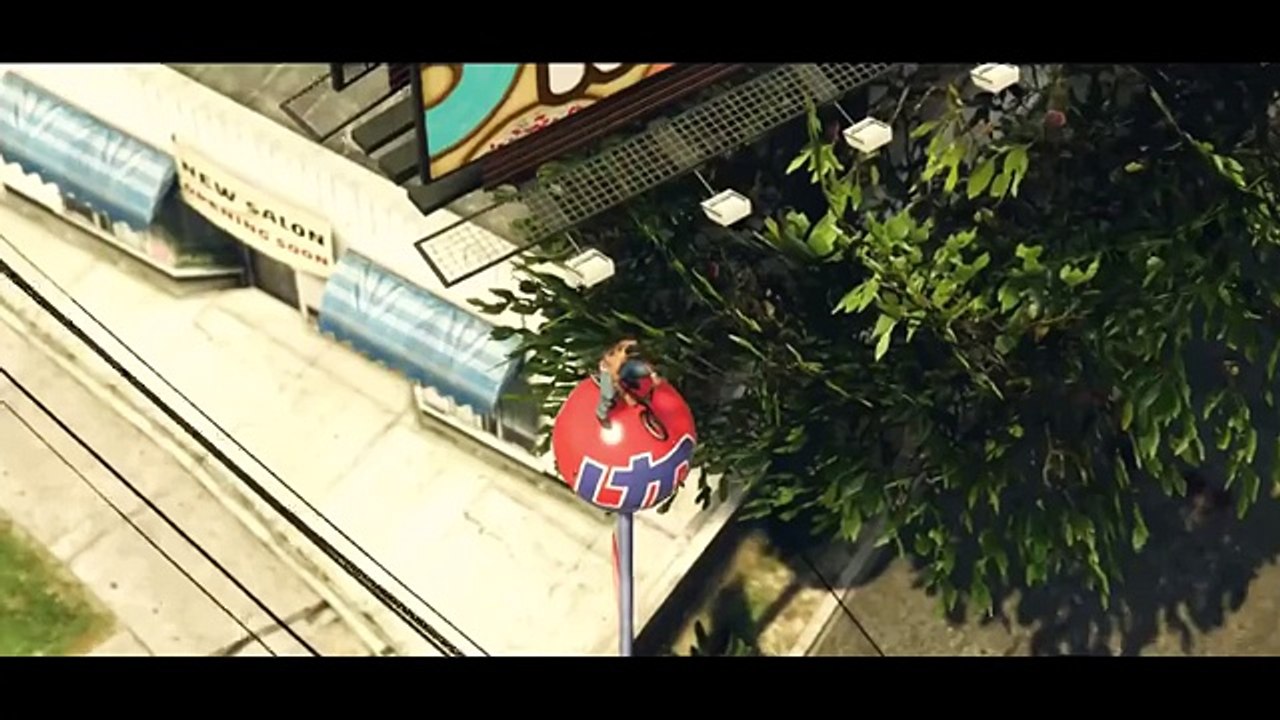 GTA 5 BMX - FIGURE DE THUG dans la STREET !