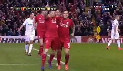 all gol - Liverpool 1-0 Augsburg - 25-02-2016