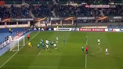 Vezo R. Goal - Rapid Vienna 0 - 4 Valencia - 25-02-2016