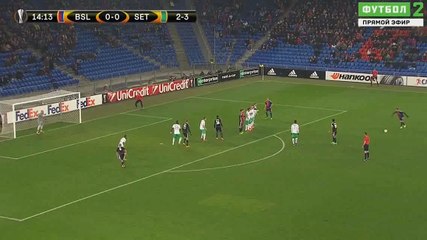 GOOOAL Zuffi L. Goal - Basel 1 - 0 St Etienne - 25-02-2016 HD