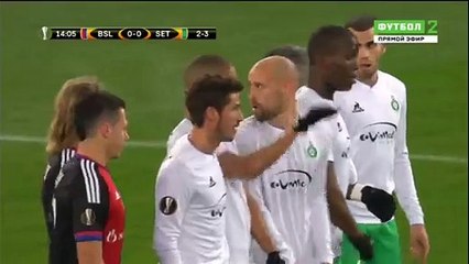 1-0 Luca Zuffi Goal HD - Basel v. Saint Etienne 25.02.2016 HD -