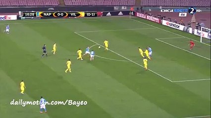 Marek Hamšík Goal HD - SSC Napoli 1-0 Villareal - 25-02-2016