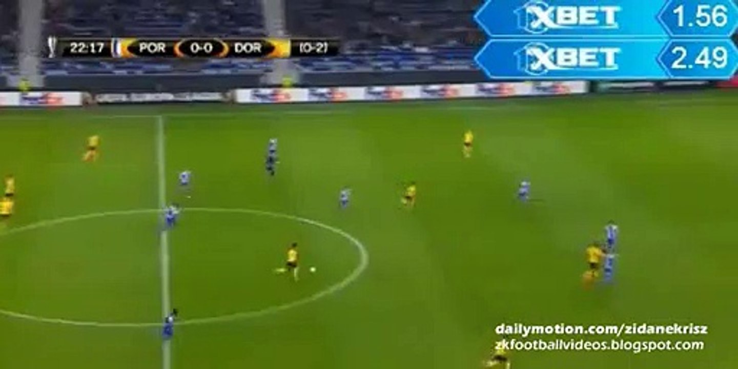 0-1 Aubameyang Goal HD - FC Porto 0-1   Borussia Dortmund 25.02.2016 HD - Video Dailymotion_3