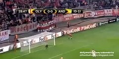 1-0 Konstantinos Fortounis Goal HD - Olympiacos v. Anderlecht 25.02.2016 HD_3