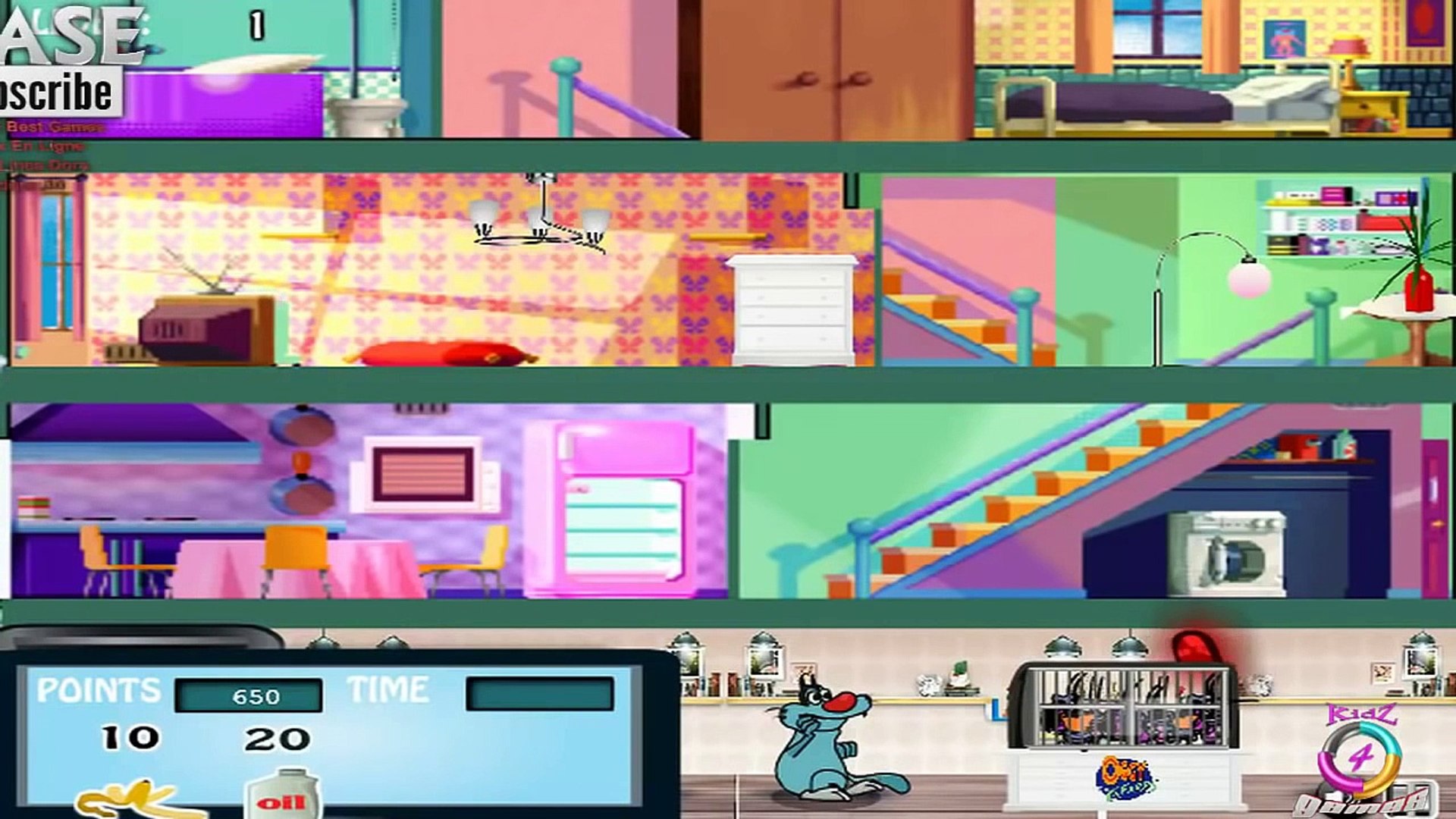 oggy and the cockroaches new game