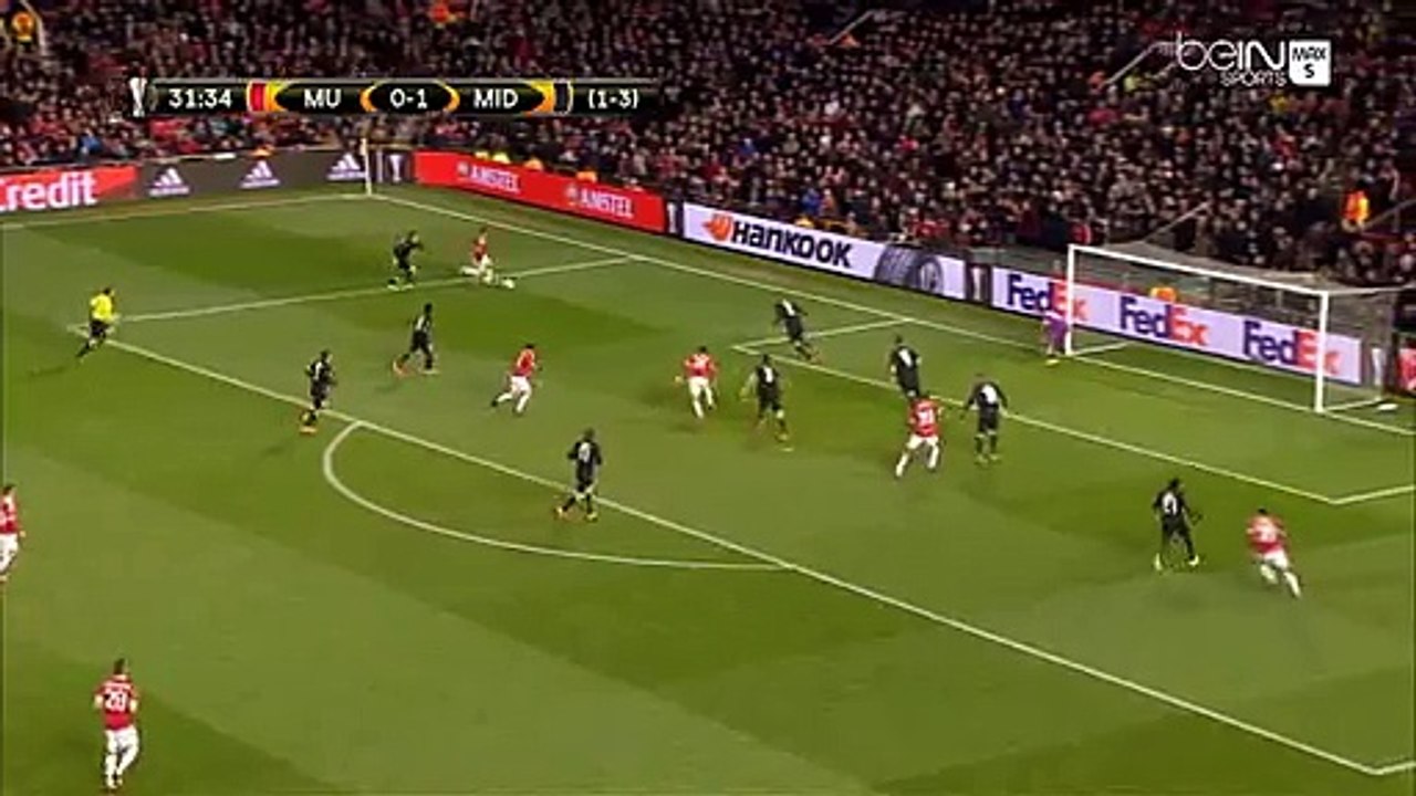 1st Half Highlights | Manchester United 1-1 Midtjylland - Europa League 25.02.2016 HD