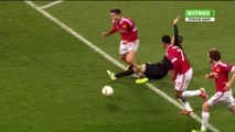 Juan Mata Missed Penalty UEFA  Europa League  1_16 Final - 25.02.2016, Manchester United 1-1 FC Midtjylland