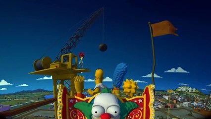 The Simpsons Ride | Reel Footage Segment | HD