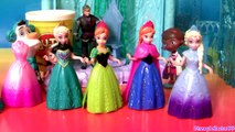 Queen Elsa Magiclip Disney Frozen Dolls Princess Anna Play Doh Design a Dress for Elsa Mag