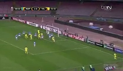 Tomas Pina Goal HD - Napoli 1-1 Villarreal 25.02.2016 HD