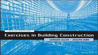 Read Exercises in Building Construction Ebook pdf download
