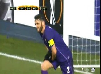 Gonzalo Rodriguez OWN Goal Tottenham 3 - 0 Fiorentina Europa League 25-2-2016