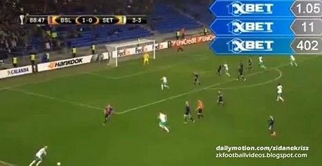 1-1 Moustapha Sall Goal HD - Basel v. Saint Etienne 25.02.2016 HD -