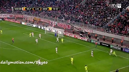 Frank Acheampong Goal HD - Olympiakos Piraeus 1-1 Anderlecht - 25-02-2016 -