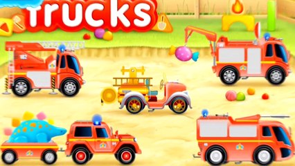 Çizgi Film İtfaiye araçları Nostaljik itfaiye arabası