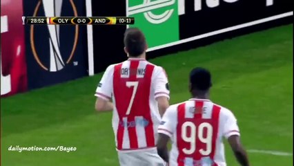 All Goals HD - Olympiakos Piraeus 1-2 Anderlecht - 25-02-2016