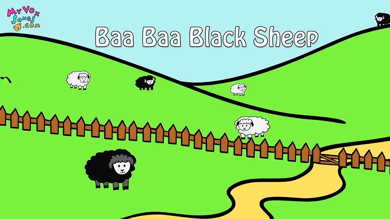 Baa Baa Black Sheep - HD - Nursery Rhymes