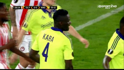 Ολυμπιακός - Άντερλεχτ 1-2 (τα γκολ)